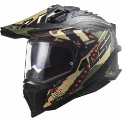 Best Sale 🎉 Crosstourer Ls2 Mx701 Explorer Carbon Extend Helmet Green Matt 🥰
