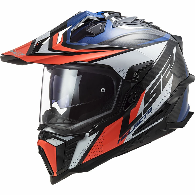 Best reviews of โค๏ธ Crosstourer Ls2 Mx701 Explorer Carbon Focus Helmet Blue Red ๐ฅฐ