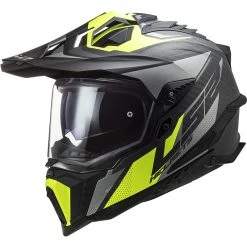 Promo ⭐ Crosstourer Ls2 Mx701 Explorer Carbon Focus Helmet Yellow ✔️