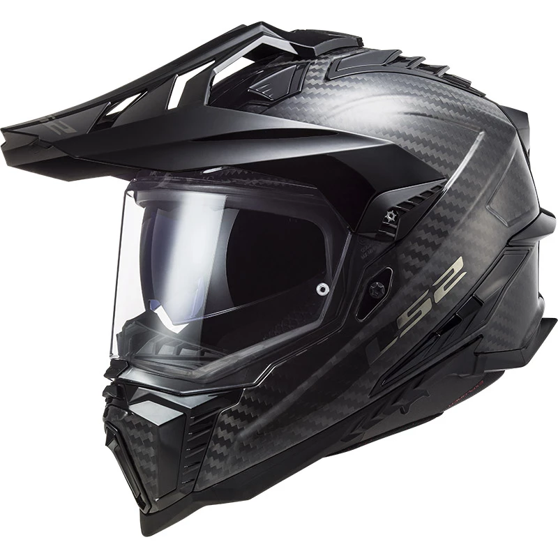 Best deal ❤️ Crosstourer Ls2 Mx701 Explorer Carbon Glossy Helmet Black 🧨