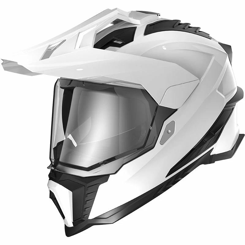 Promo 😀 Crosstourer Ls2 Mx701 Explorer Solid Helmet White 🎁