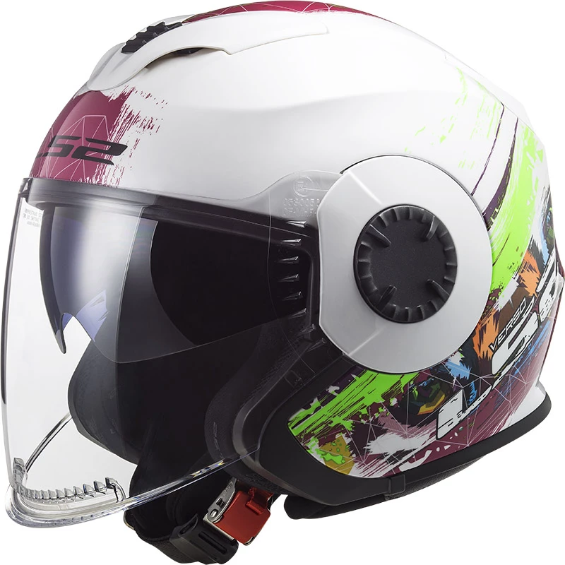 Best deal ๐ฏ Plastic Ls2 Verso Of570 Spring Helmet White Pink ๐