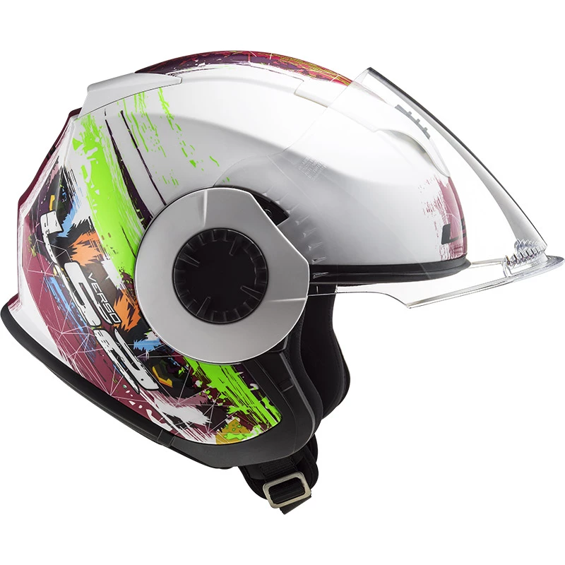 Best deal ๐ฏ Plastic Ls2 Verso Of570 Spring Helmet White Pink ๐ - Image 2