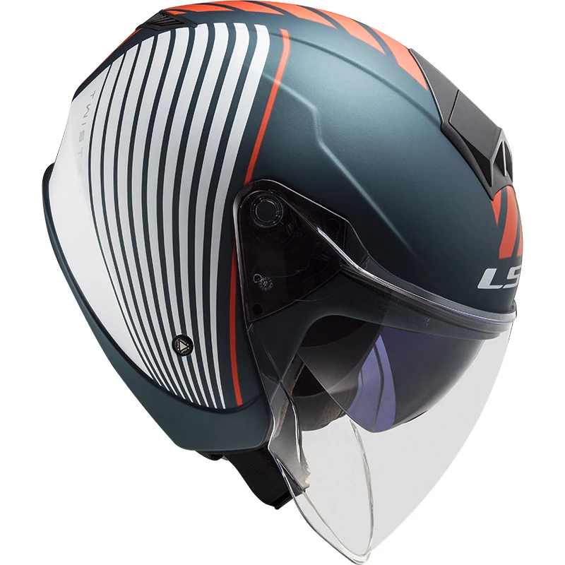 Best Pirce ๐ Plastic Ls2 Of573 Twister 2 Luna Helmet Matt Blue White โค๏ธ - Image 2