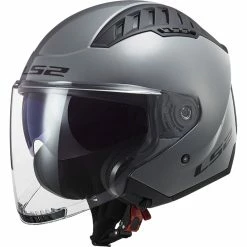 Cheapest 🎁 Plastic Ls2 Of600 Copter Solid Helmet Nardo Grey 🧨