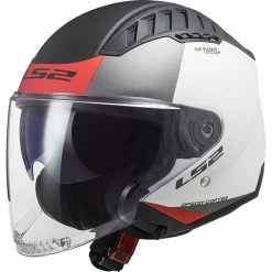 New ⌛ Plastic Ls2 Of600 Copter Urbane Helmet White Red 🥰