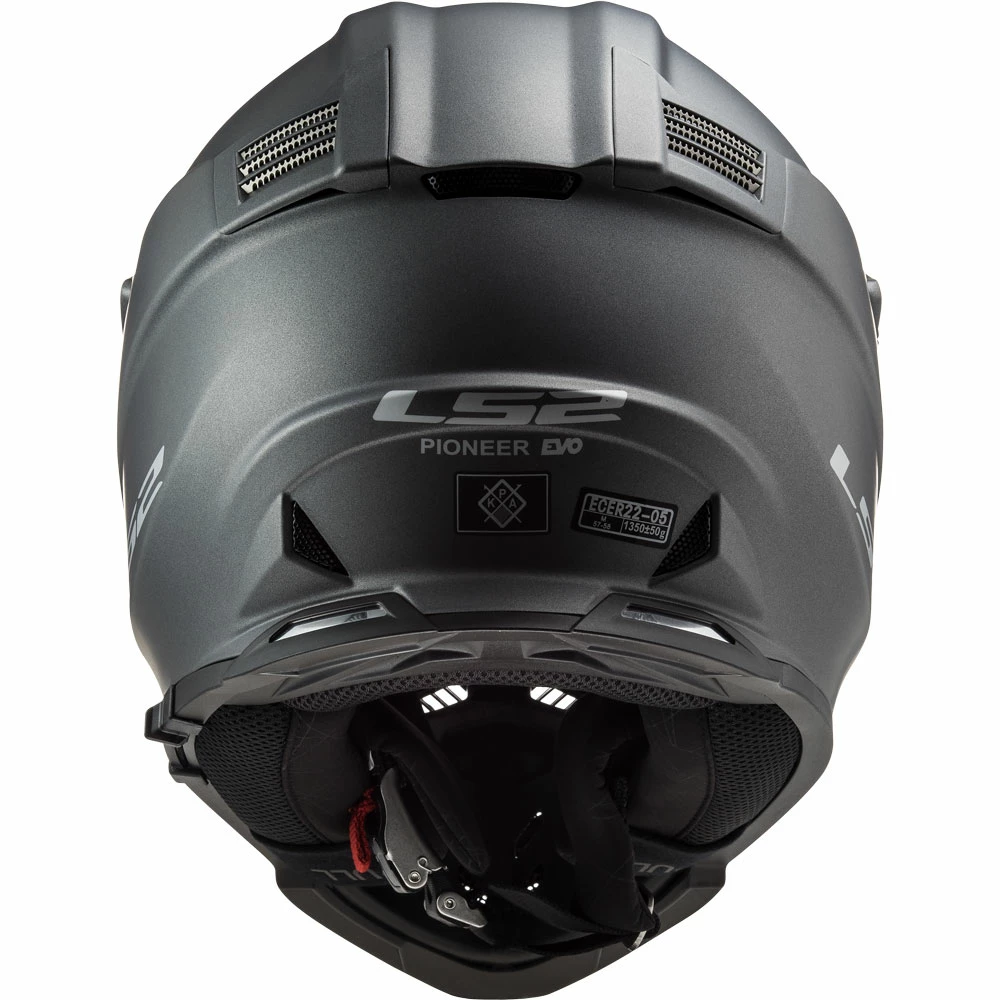 Discount βοΈ Crosstourer Ls2 Mx436 Pioneer Evo Solid Titanium π - Image 3