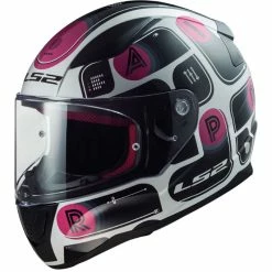 Best deal 🔔 Plastic Ls2 Ff353 Rapid Brick Helmet Black Pink 😉