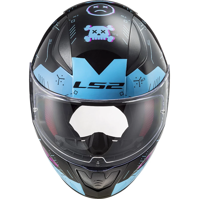 Promo π Plastic Ls2 Ff353 Rapid Player Helmet Black Sky Blue βοΈ - Image 4