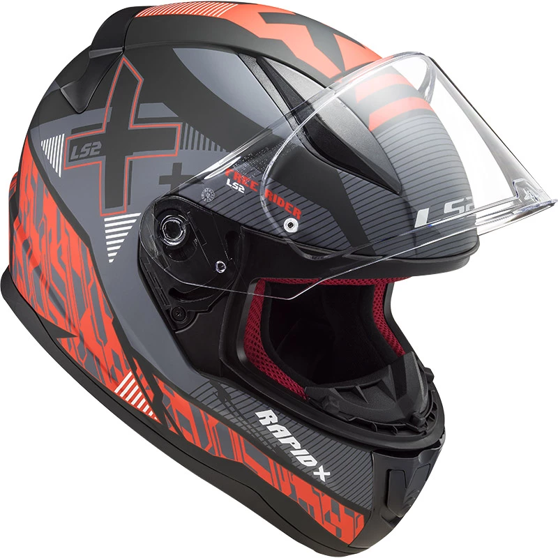 Cheap β Plastic Ls2 Ff353 Rapid Xtreet Helmet Black Matt Red π - Image 2