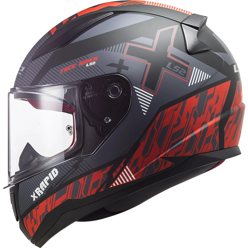 Cheap β Plastic Ls2 Ff353 Rapid Xtreet Helmet Black Matt Red π - Image 3