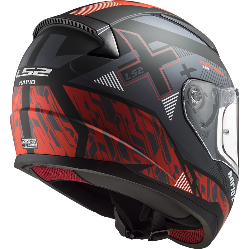 Cheap β Plastic Ls2 Ff353 Rapid Xtreet Helmet Black Matt Red π - Image 4