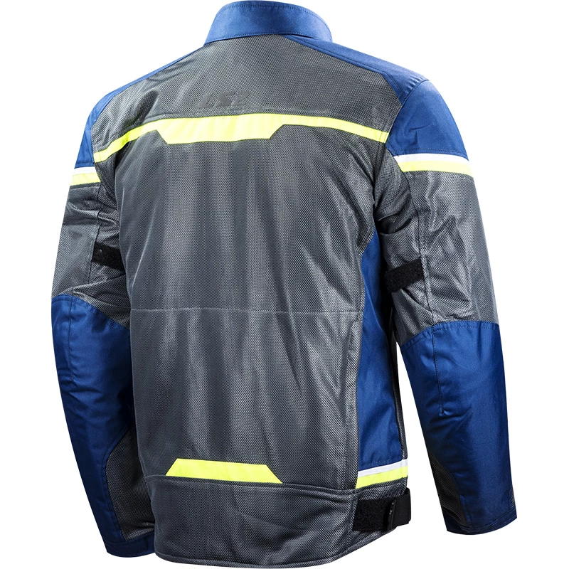 Best Pirce π€© Ventilated Ls2 Riva Jacket Blue Dark Grey Hv Yellow π - Image 2