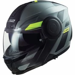 Wholesale 🔥 Plastic Ls2 Ff902 Scope Max Modular Helmet Black Yellow ❤️