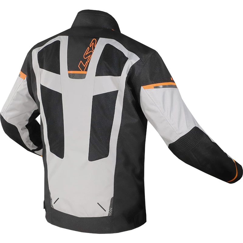 Brand new π Textile Ls2 Scout Jacket Black Grey Orange π - Image 2