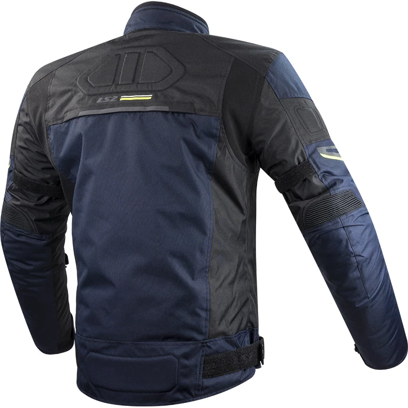 Discount π Textile Ls2 Shadow Jacket Blue Black Hv Yellow π - Image 2