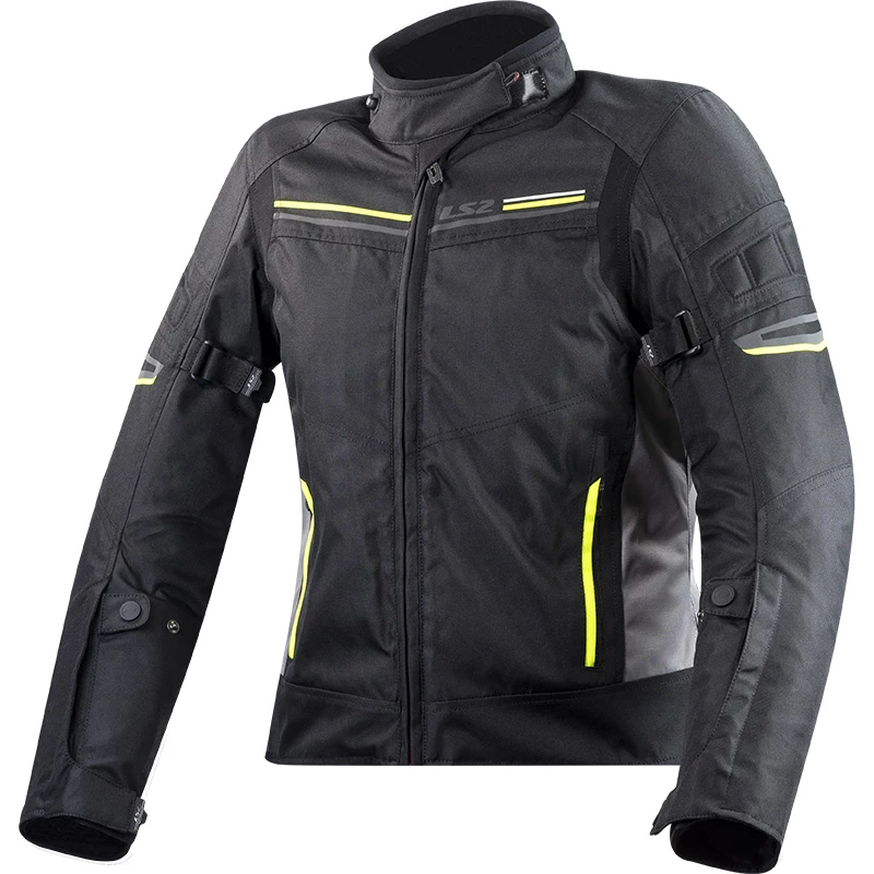 Buy π Textile Ls2 Shadow Lady Jacket Black Titanium Yellow π