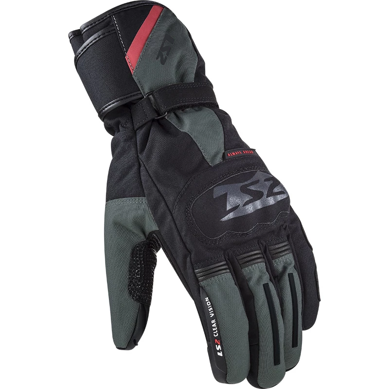 Outlet ๐ฅ Winter Ls2 Snow Gloves Black Green โ๏ธ