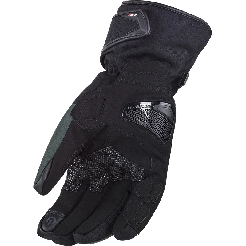 Outlet ๐ฅ Winter Ls2 Snow Gloves Black Green โ๏ธ - Image 2
