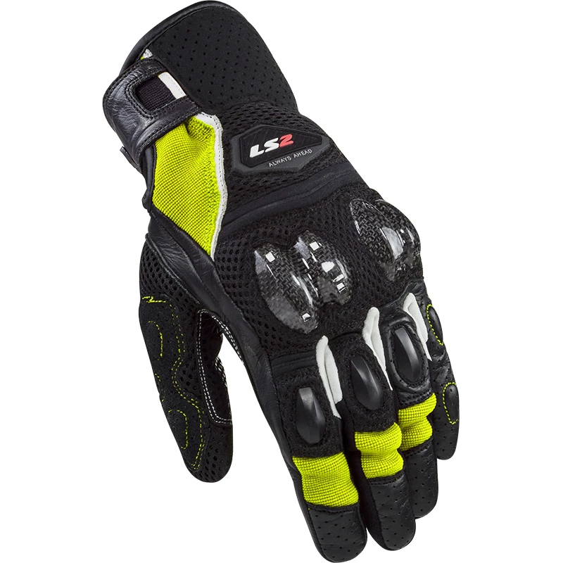 Top 10 🥰 Summer Ls2 Spark 2 Air Gloves Black Hv Yellow 👍