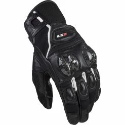 Coupon 🥰 Summer Ls2 Spark 2 Leather Gloves Black White ✨