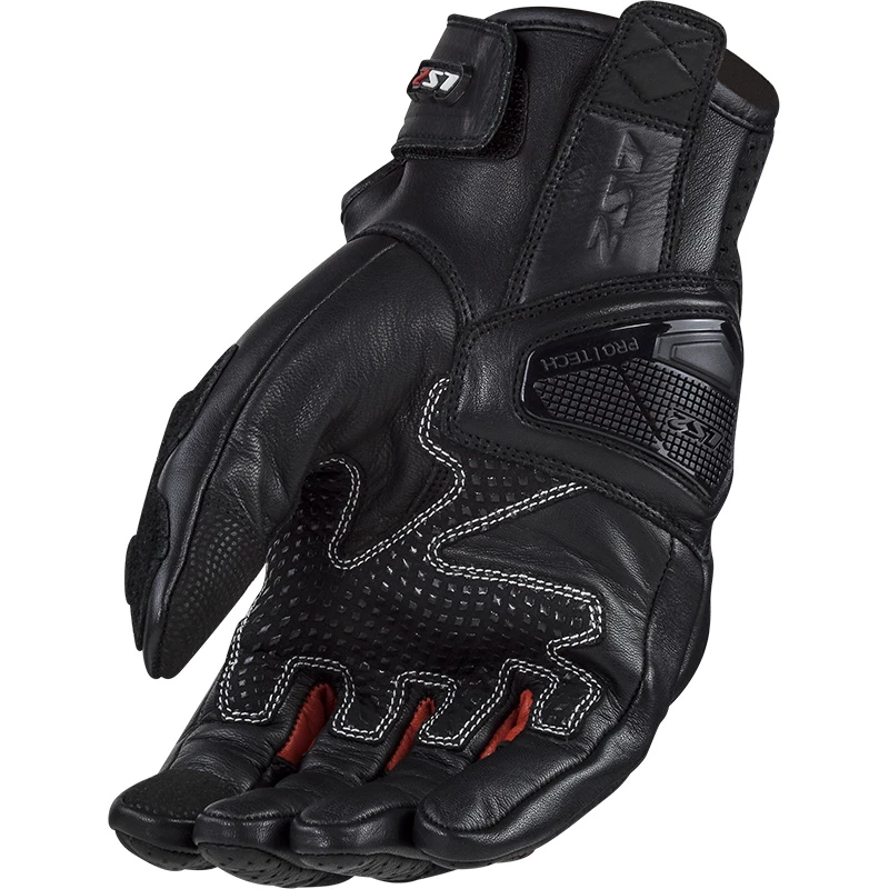 Best deal ๐ Summer Ls2 Spark 2 Leather Gloves Black Red ๐ - Image 2