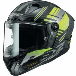 Budget 😀 Fiber Ls2 Ff805 Thunder Carbon Volt Helmet Black Yellow 🤩