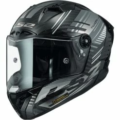 Buy 🌟 Fiber Ls2 Ff805 Thunder Carbon Volt Helmet Black Grey 😉