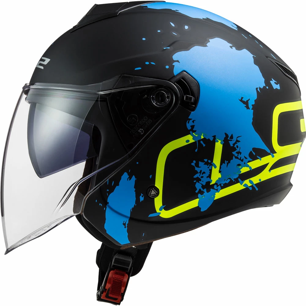 Deals 👍 Plastic Ls2 Of573 Twister 2 Xover Matt Black Blue ⭐ - Image 2