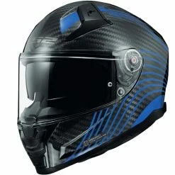 Cheap 🥰 Fiber Ls2 Ff811 Vector 2 Carbon Flux Helmet Blue ⭐
