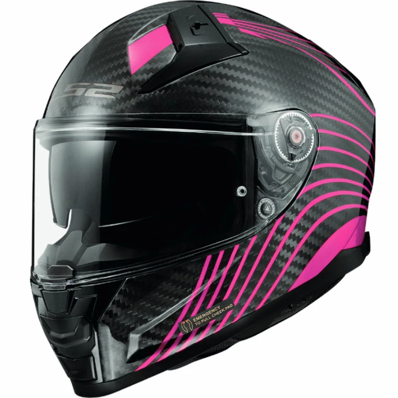 Deals 🎁 Fiber Ls2 Ff811 Vector 2 Carbon Flux Helmet Purple ⌛