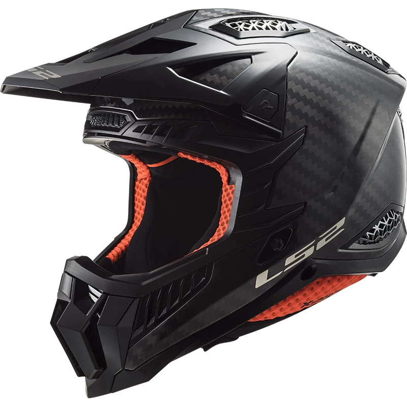 Hot Sale ๐ Fiber Ls2 Mx703 X-force Carbon Solid Helmet Black โจ