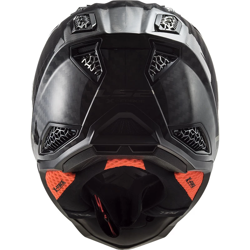 Hot Sale ๐ Fiber Ls2 Mx703 X-force Carbon Solid Helmet Black โจ - Image 4