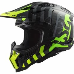 New 🔔 Fiber Ls2 Mx703 X-force Barrier Helmet Yellow Green 👏